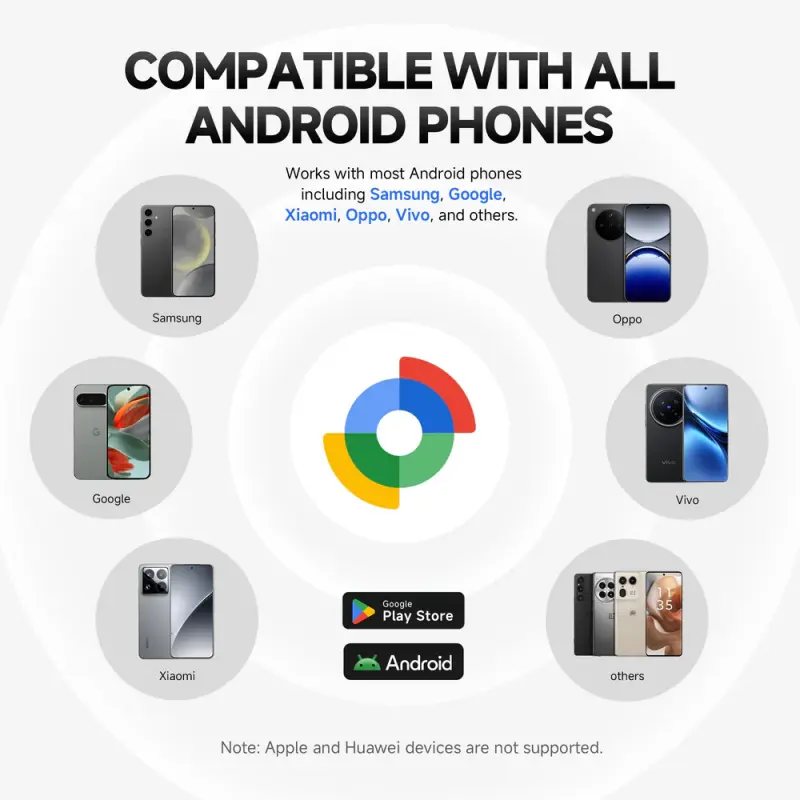 MiLi MiTag Go Android Location Tracker Device—Compatible with Google’s Find My Device
