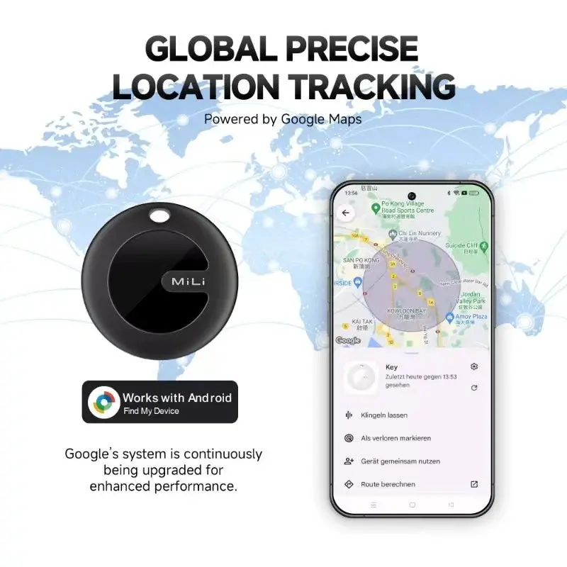 MiLi MiTag Go Android Location Tracker Device—Compatible with Google’s Find My Device