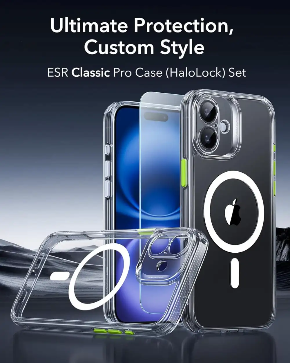 ESR iPhone 16 Classic Hybrid Case (HaloLock)