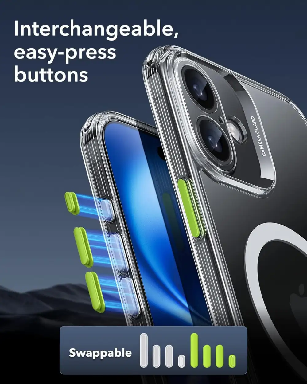 ESR iPhone 16 Classic Hybrid Case (HaloLock)
