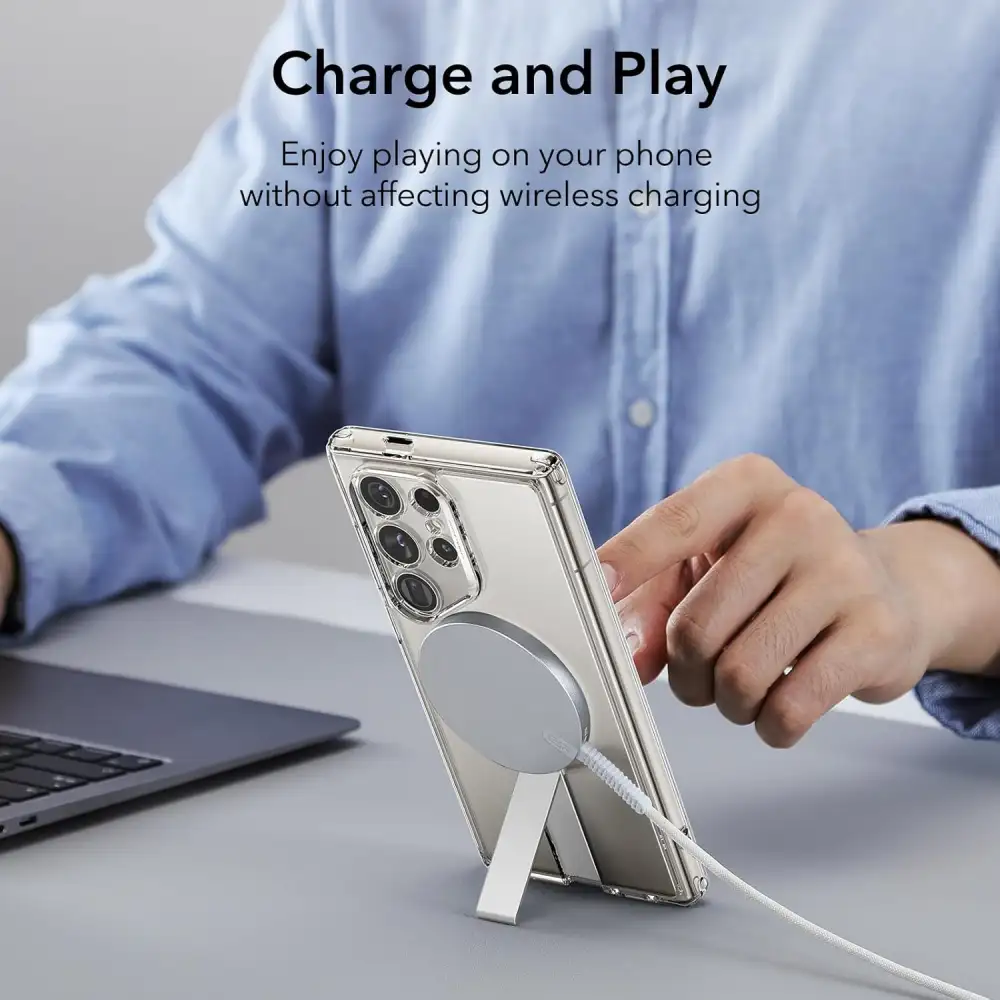 ESR Boost Flickstand HaloLock MagSafe Kickstand Case for Samsung S24 Ultra