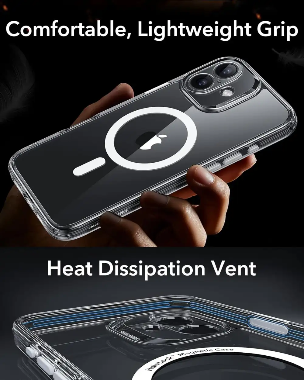 ESR iPhone 16 Classic Hybrid Case (HaloLock)