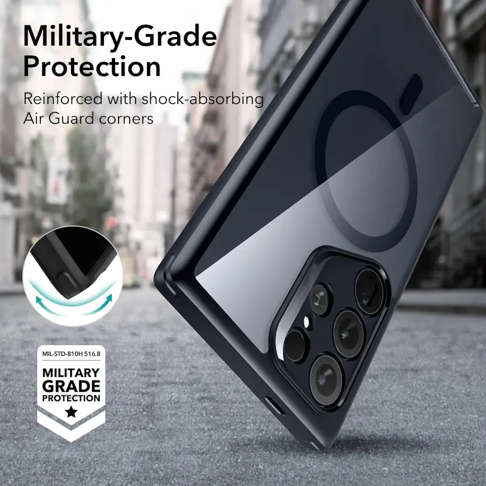 ESR Classic Hybrid Case (HaloLock) for Galaxy S24 Ultra