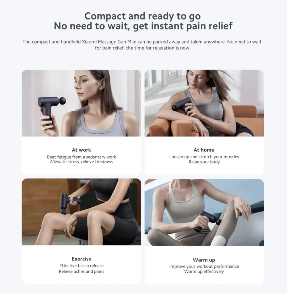 Xiaomi Mijia Massage Gun 3 Mini – MJJMQ07YM
