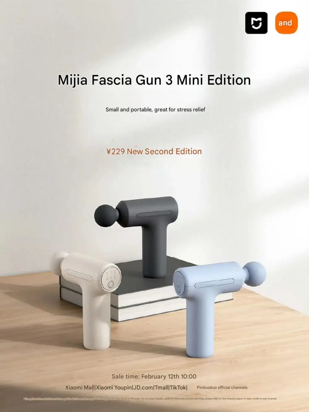 Xiaomi Mijia Massage Gun 3 Mini – MJJMQ07YM