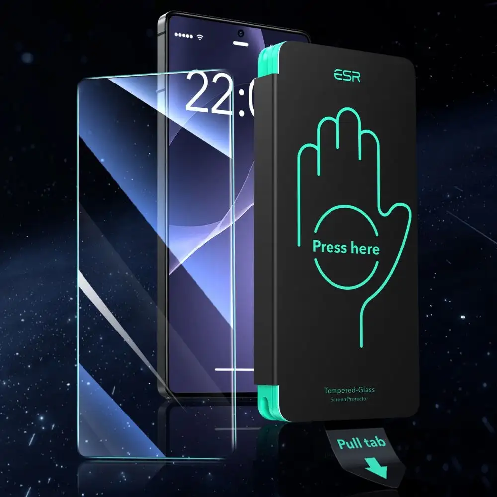 ESR Armorite Tempered Glass Screen Protector for Galaxy S25 Ultra – 2 Pack