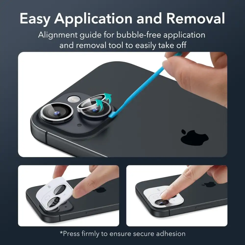 ESR Armorite Individual Camera Lens Protector for iPhone 14/15/16 Series