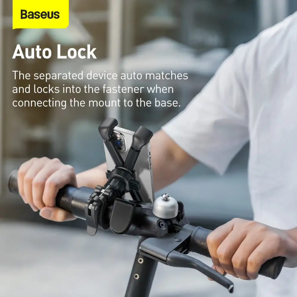 Baseus Quick To Take Cycling Holder – Applicable For Bicycle & Motorcycle (Suqx-01)