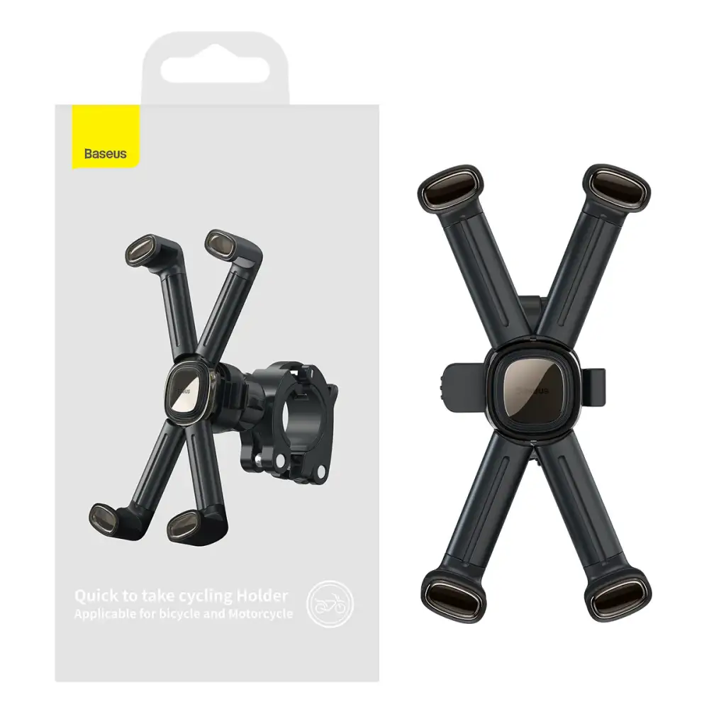 Baseus Quick To Take Cycling Holder – Applicable For Bicycle & Motorcycle (Suqx-01)