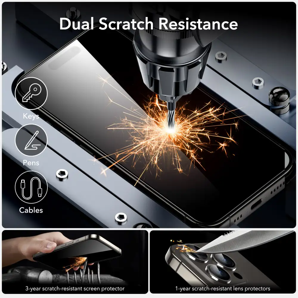 ESR Tempered Glass Screen Protector for iPhone 15 Series
