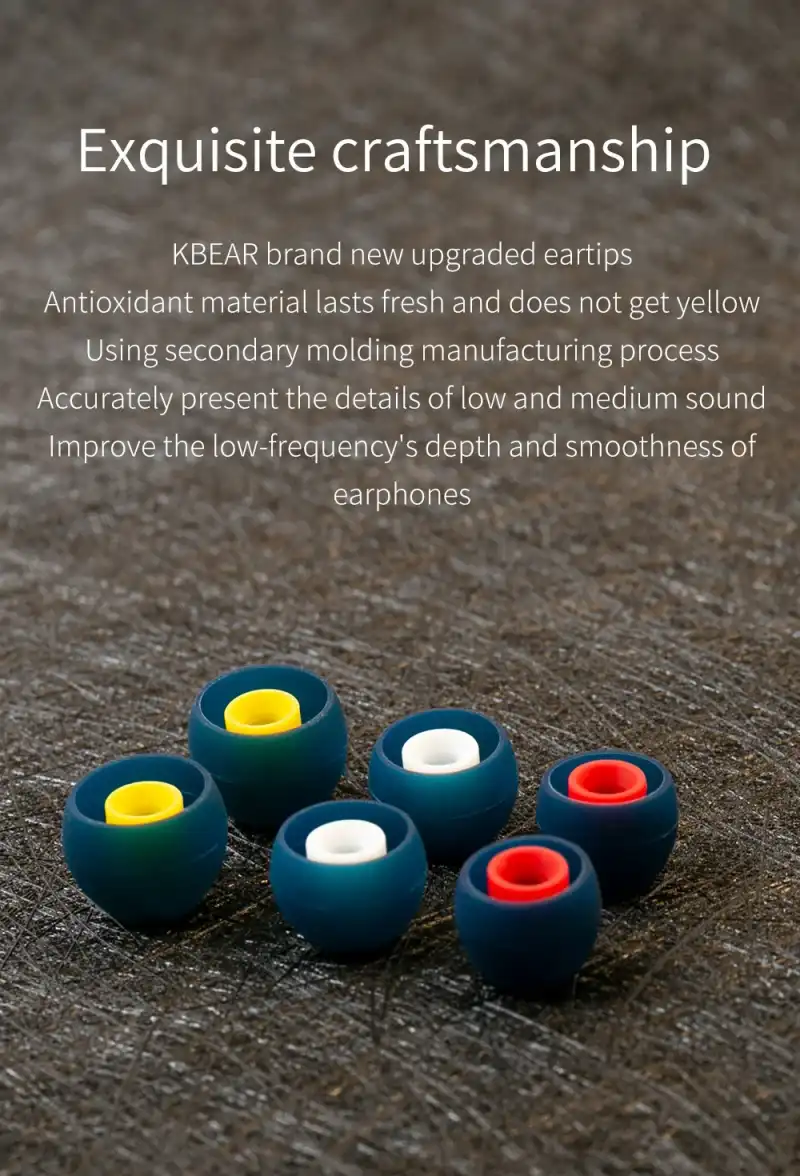 KBEAR 08 Silicone Upgraded Eartips