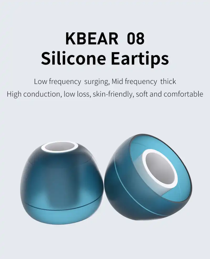 KBEAR 08 Silicone Upgraded Eartips