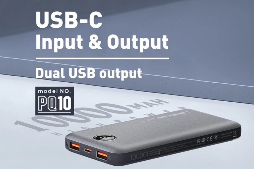 LDNIO PQ10 10000mAh Ultra Slim Power Bank