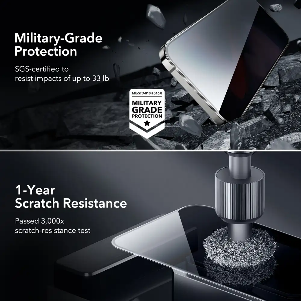 ESR Tempered Glass Privacy Screen Protector for iPhone 15 Series
