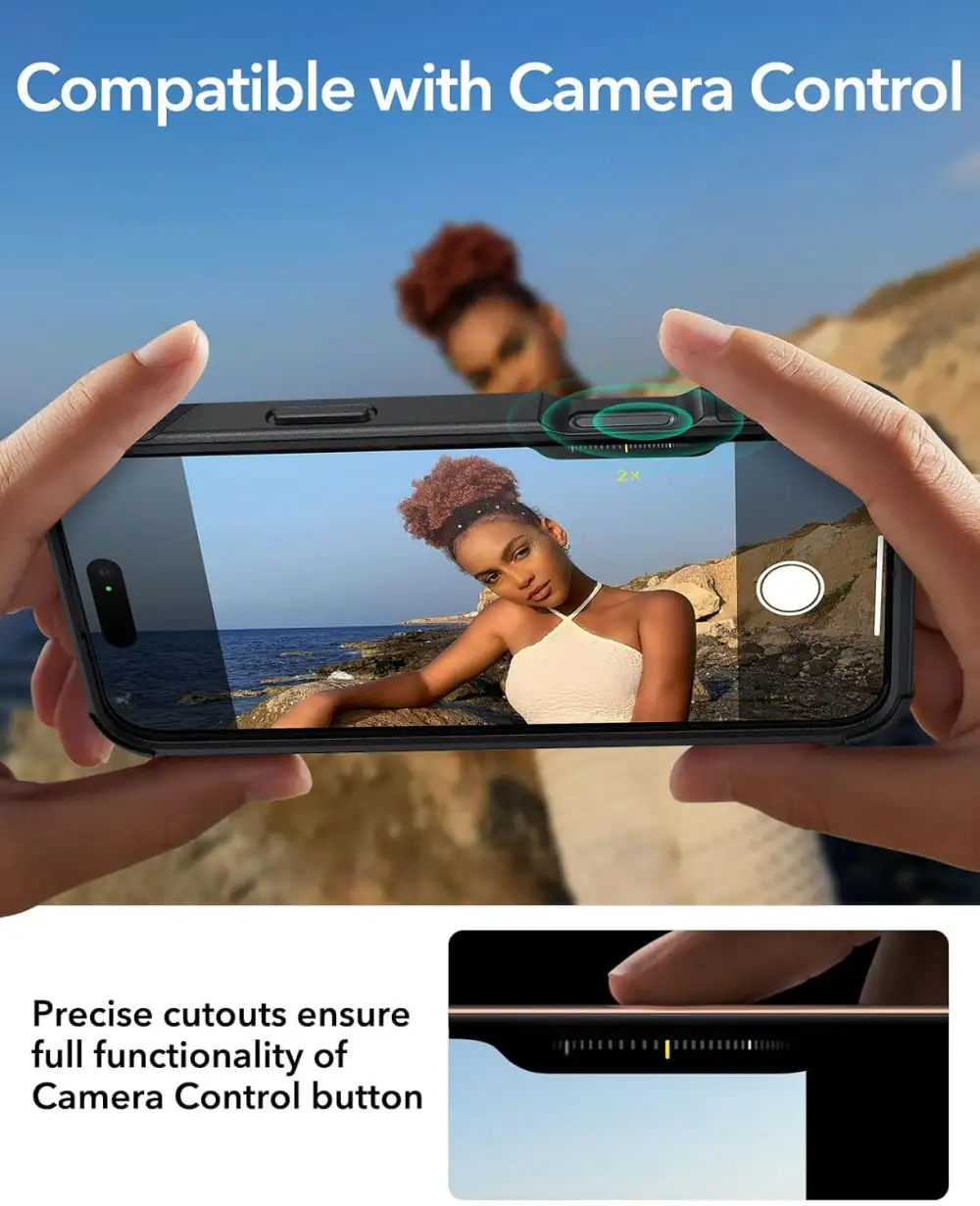 ESR Cyber Tough Case with Stash Stand for iPhone 16 Pro / 16 Pro Max (HaloLock)