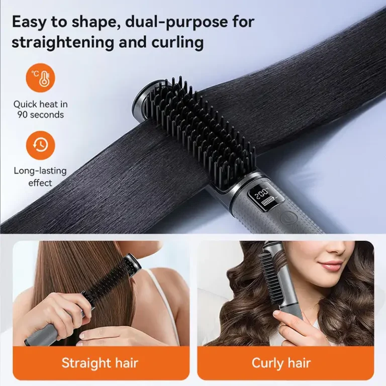 Hoco DAR34 2in1 Straight and Curly Dual Use Hair Straightener