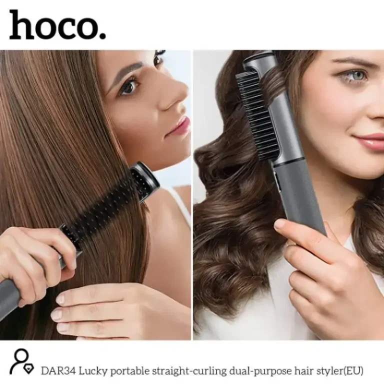 Hoco DAR34 2in1 Straight and Curly Dual Use Hair Straightener