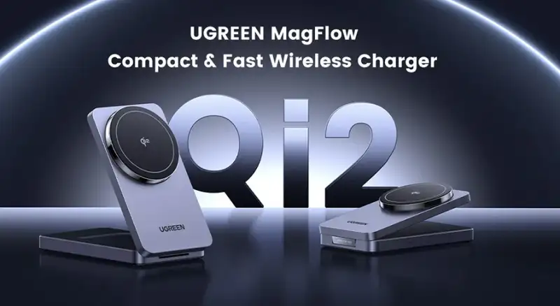 UGREEN W706 2-in-1 20W Magnetic Wireless Charger (45023)