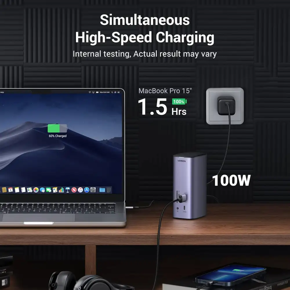 Ugreen CM555 Revodok Pro 12-in-1 4k HDMI Universal Docking Station (90325)