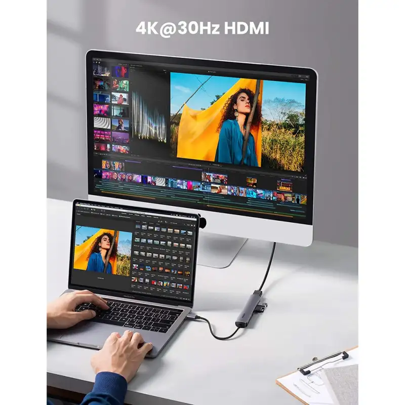UGREEN CM417 USB-C to 4*USB 3.0 & HDMI Hub (20197)