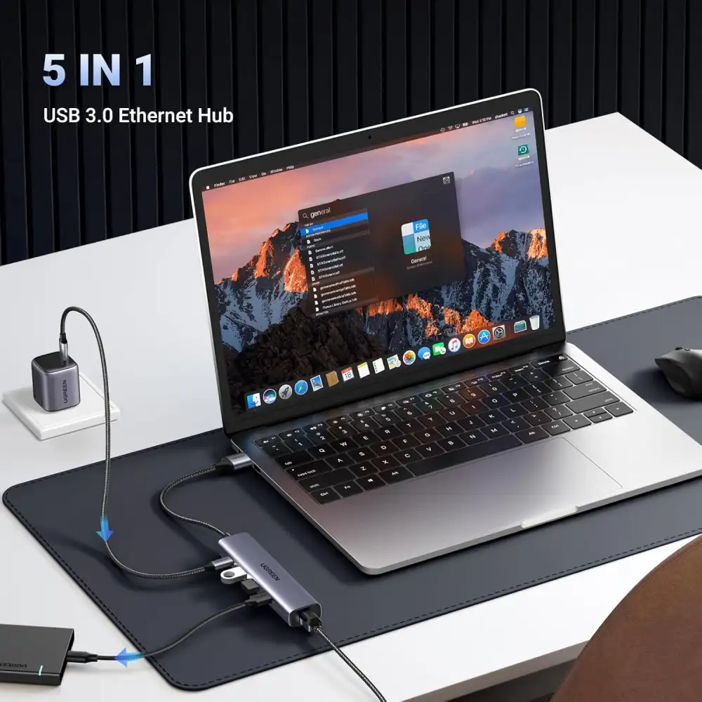 UGREEN CM475 5-in-1 Multifunctional USB Hub (60554)