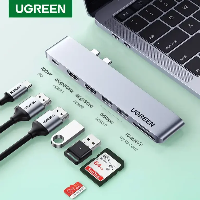 UGREEN CM251 (60559) USB-C 5-in-2 Multifunction Adapter Hub for MacBook Pro & Air