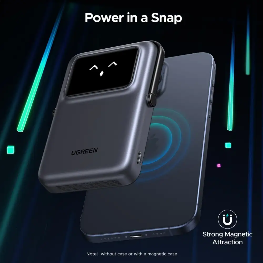 UGREEN PB572 (45327) 20W 10000mAh UNO Magnetic Wireless Power Bank
