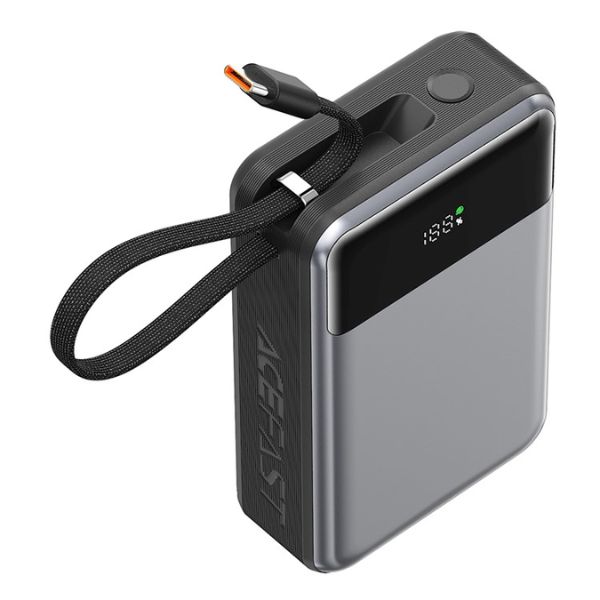 Acefast M21 20,000mAh 65W Power Bank with Attached Type-C Cable