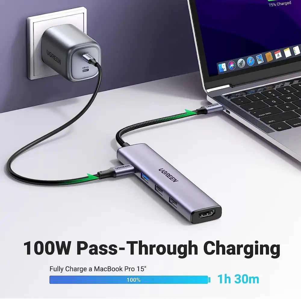 UGREEN Revodok CM478 USB-C Multifunction 5-in-1 Docking Station (15495)