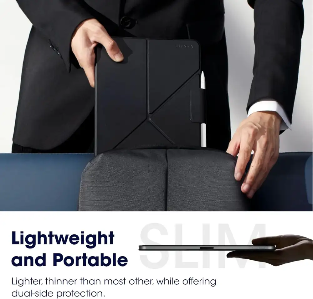 Pitaka MagEZ Folio 2 Ultra Slim Magnetic Case for iPad Pro 11″ / 13″ (M4) 2024