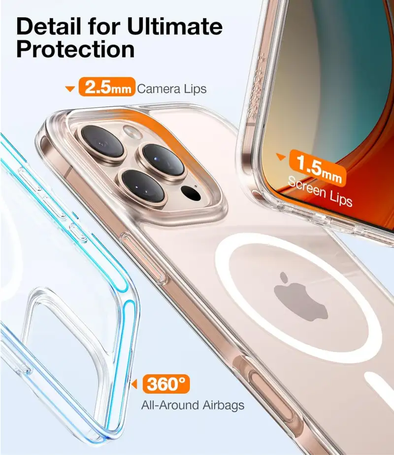 TORRAS Diamond-Mag Case for iPhone 16 Pro Max