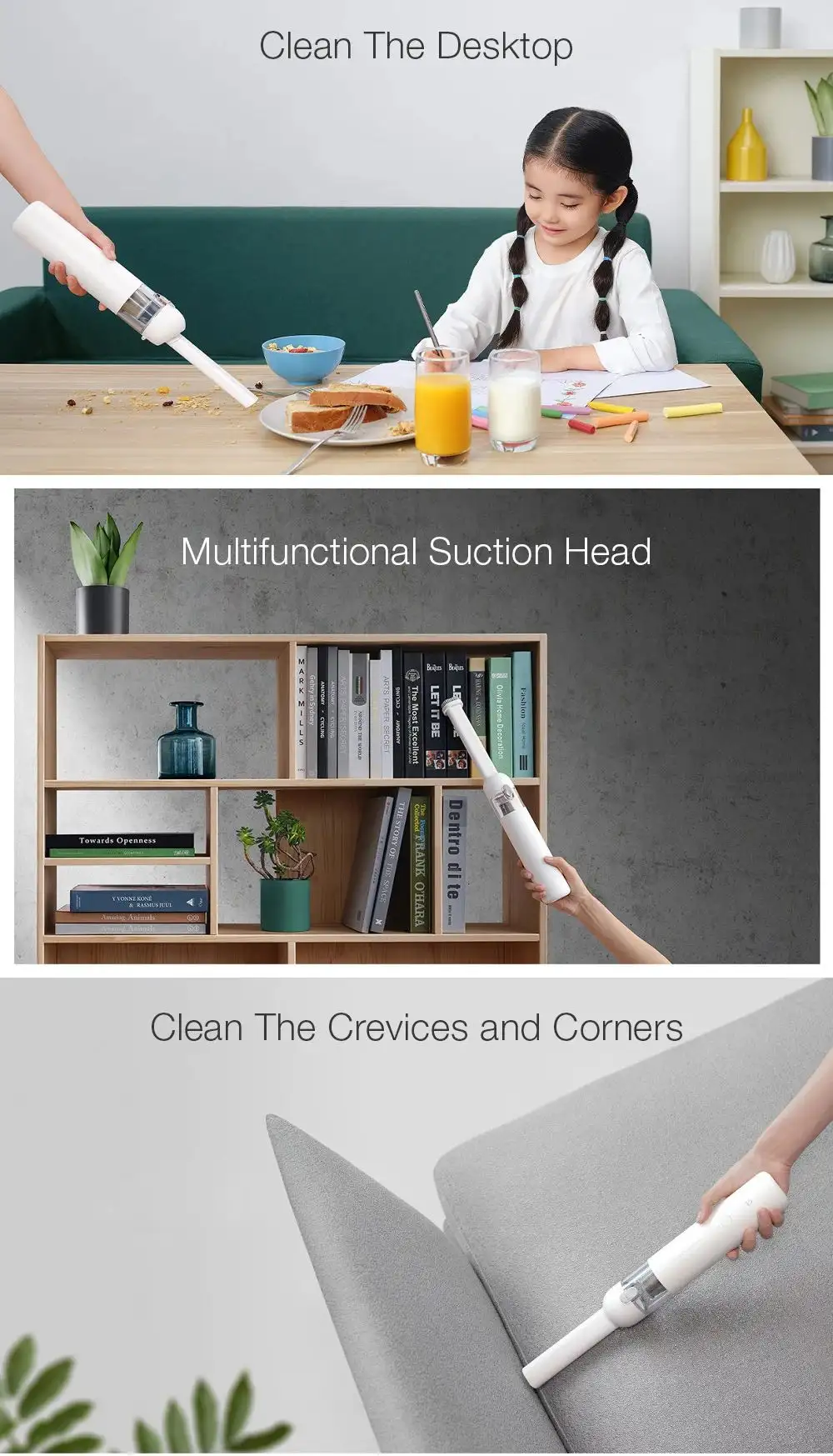 XIAOMI Mijia Handheld Vacuum Cleaner Portable Handy Vacuum Cleaner