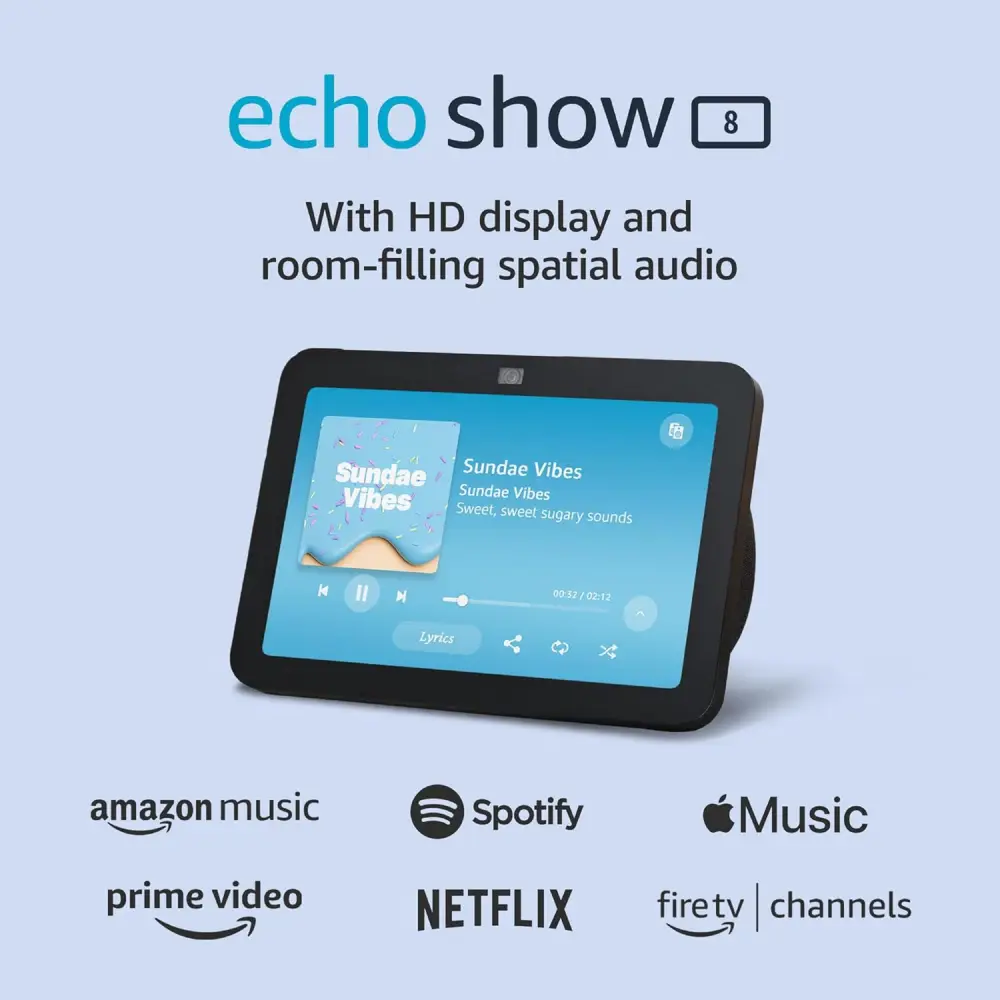Amazon Echo Show 8 3rd Gen Smart Speaker – Black
