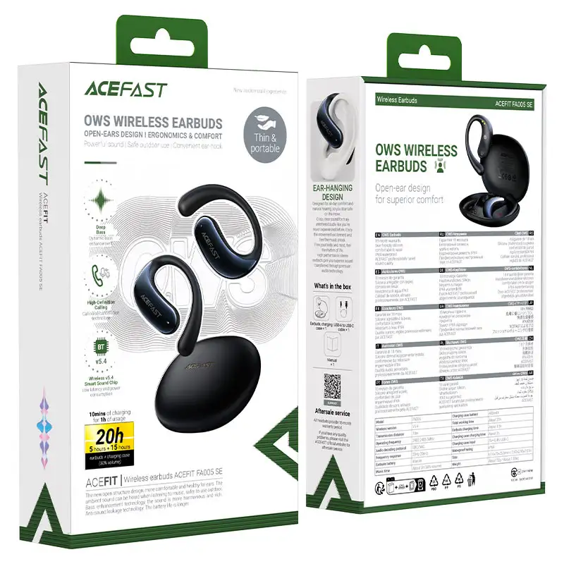Acefast FA005 SE Earhook Open-Ear TWS Earbuds