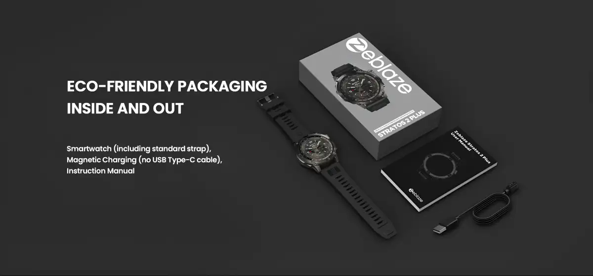 Zeblaze Stratos 2 Plus GPS Smart Watch