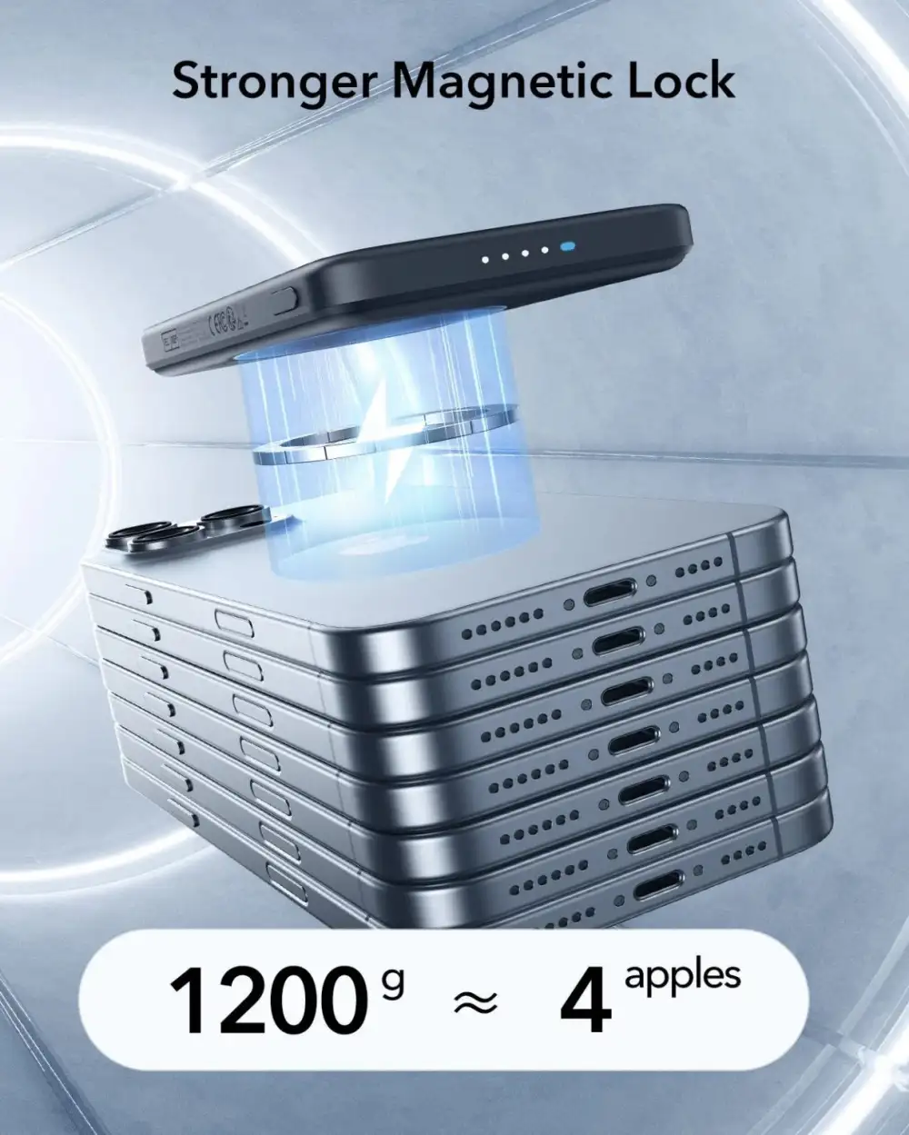 ESR Qi2 5000 mAh MagSlim Kickstand Power Bank