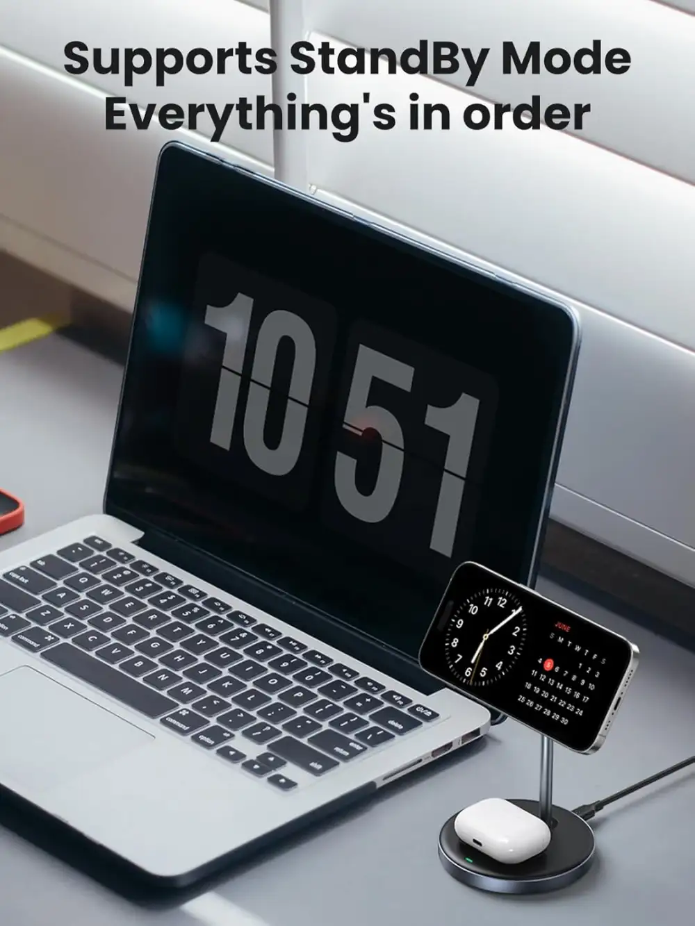 UGREEN W710 (45382) 25W 2-in-1 Magnetic Wireless Charger