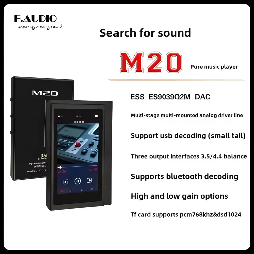 F.Audio M20 Hi-Res Music Player