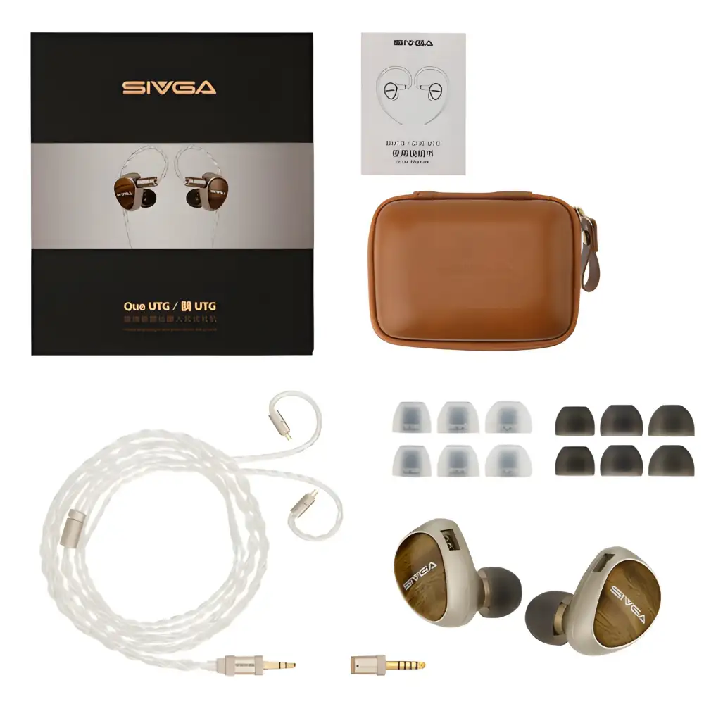 Sivga Que UTG Flat Glass Diaphragm Dynamic Driver IEMs