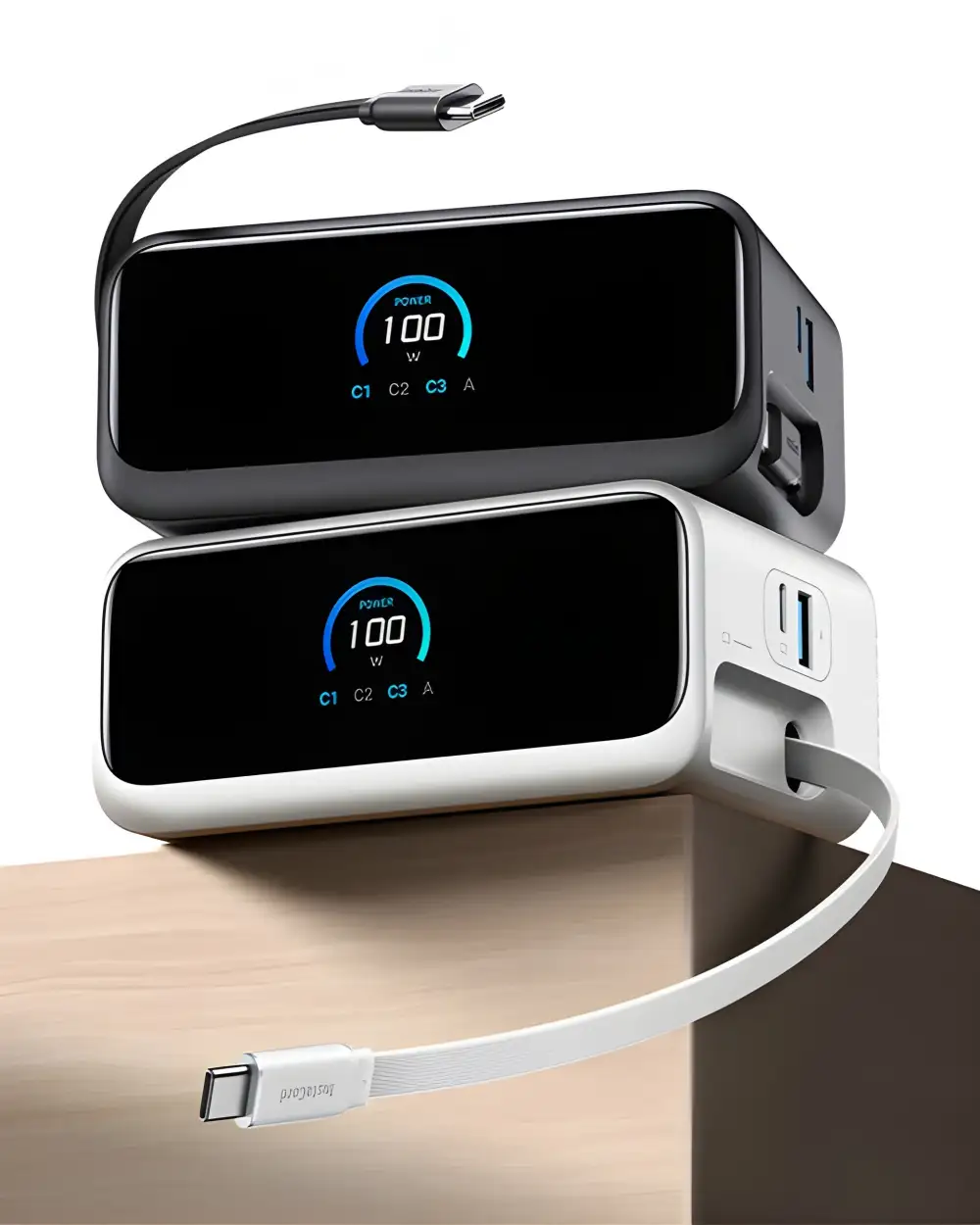 Anker Nano 100W 7-in-1 Desktop Charger Mix with Retractable USB-C Cable