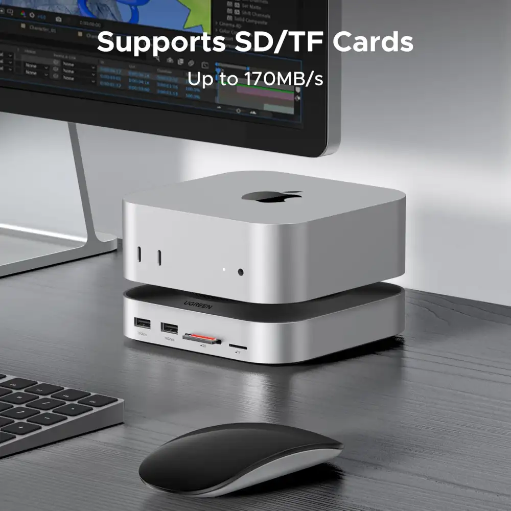 UGREEN Mac mini M4 Dock and Stand DP Hub