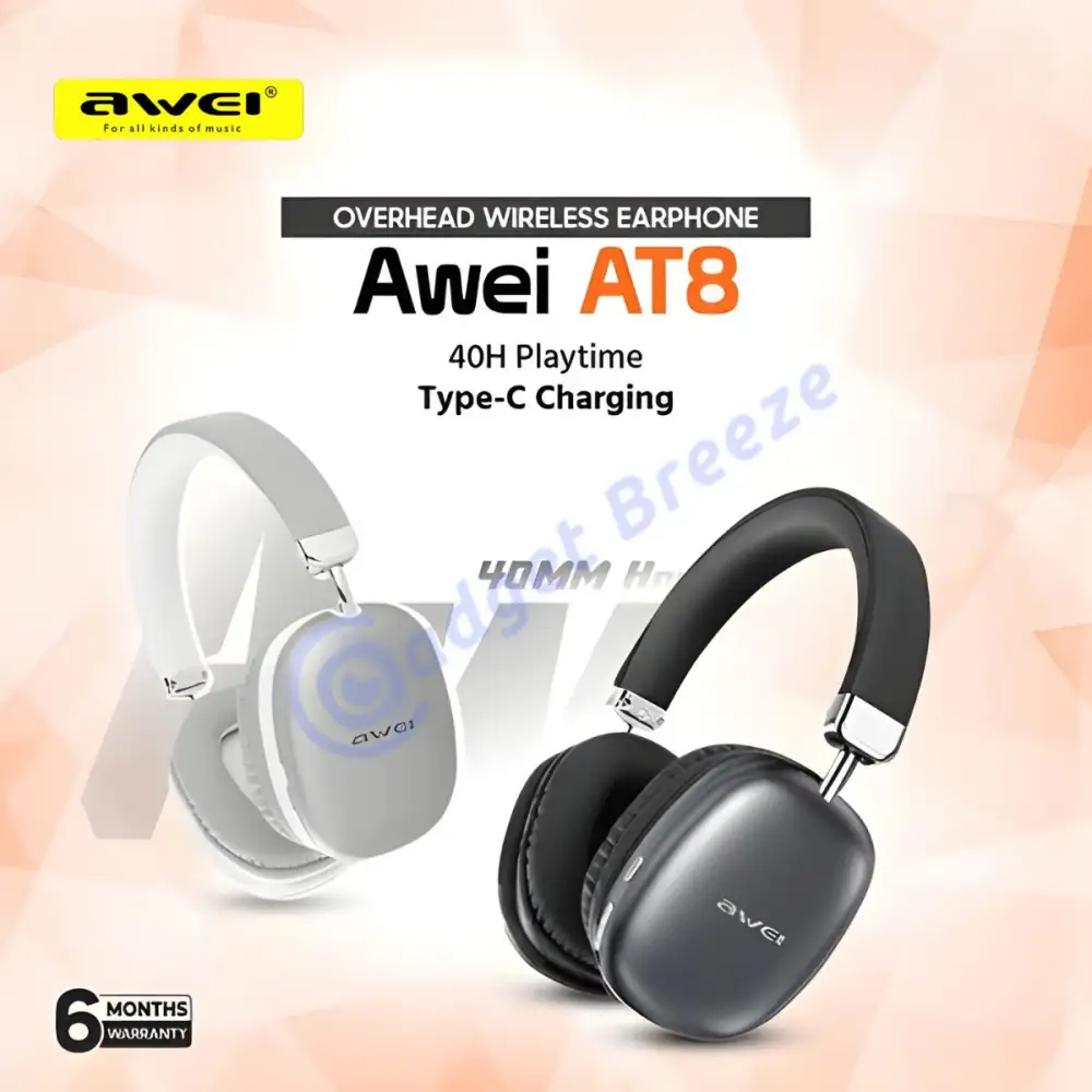 Awei AT8 Wireless Overhead Earphone