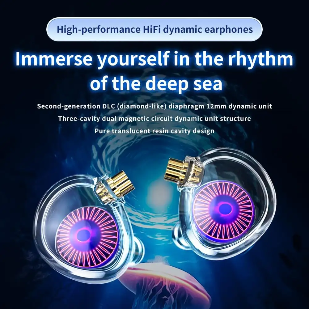 TRN MEDUSA 12mm Dynamic Driver In-Ear Headphone