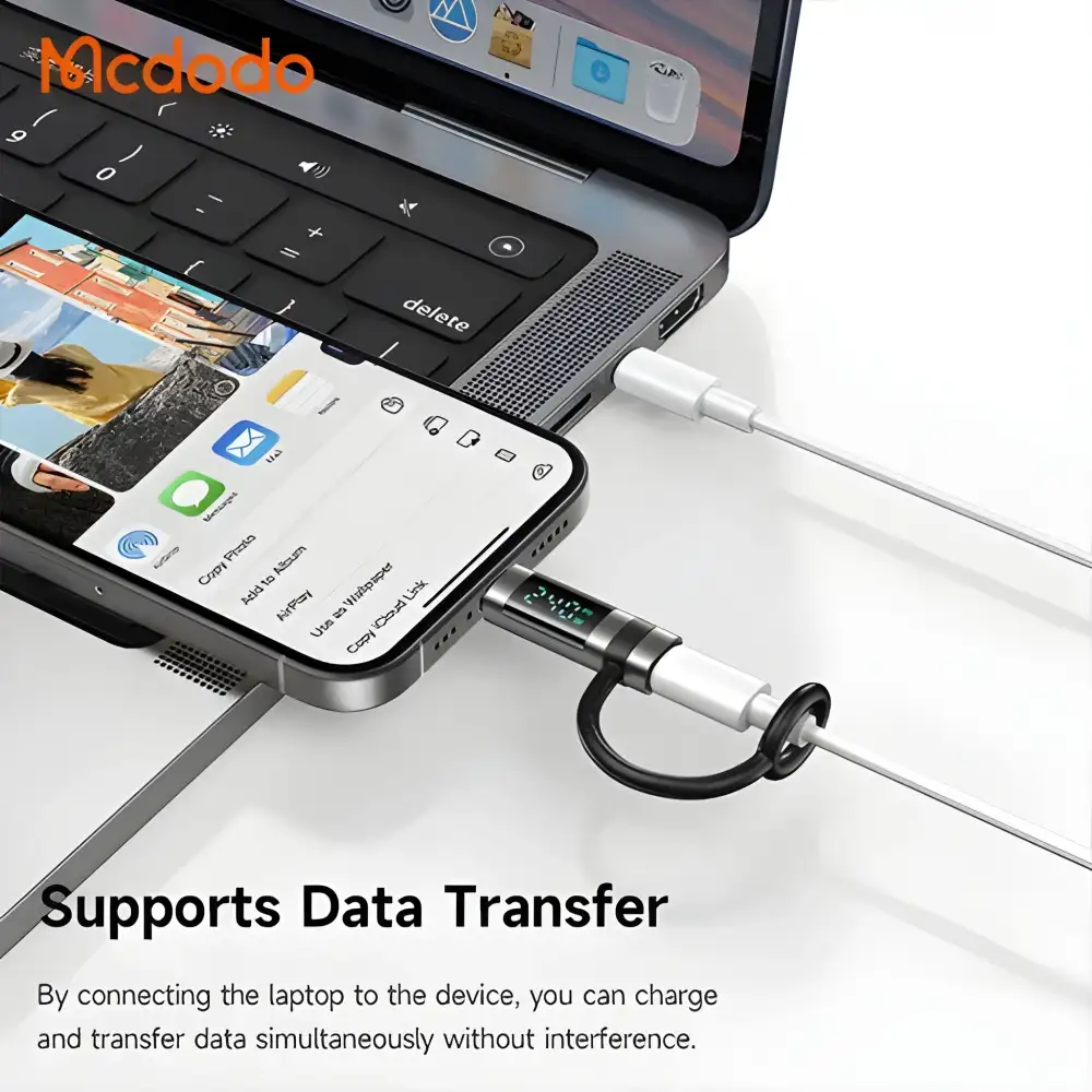 Mcdodo OT-262 PD 240W USB-C to USB-C Power Display Charging Adapter