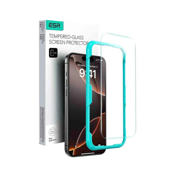 ESR Tempered-Glass Screen Protector for iPhone 16 Pro / 16 Pro Max ESR Tempered-Glass Screen Protector for iPhone 16 Pro / 16 Pro Max