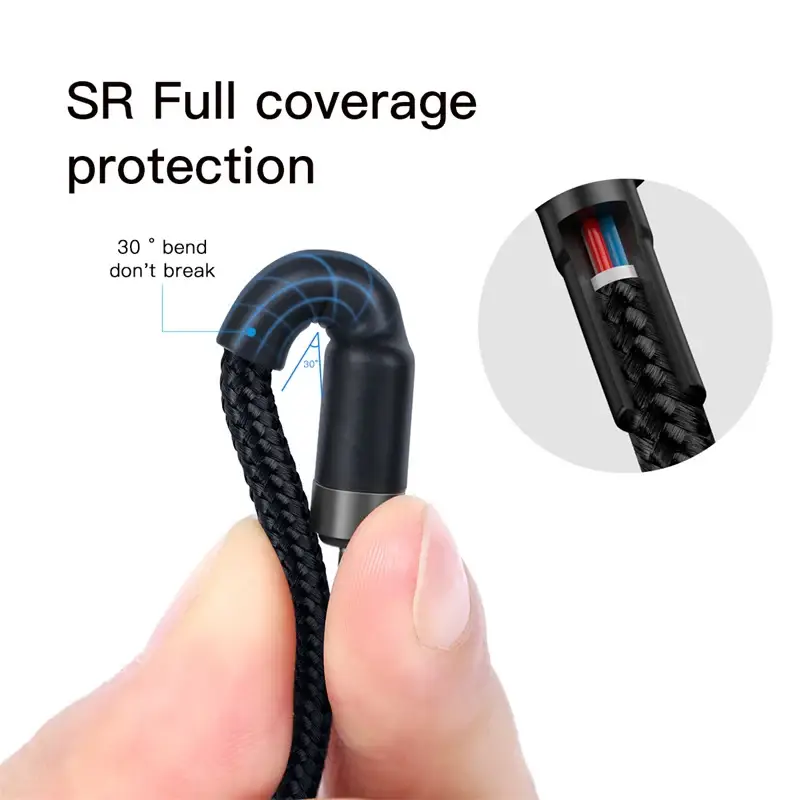 Baseus Cafule Series 60W Type-C to Type-C 3A Quick Charging Cable 1M