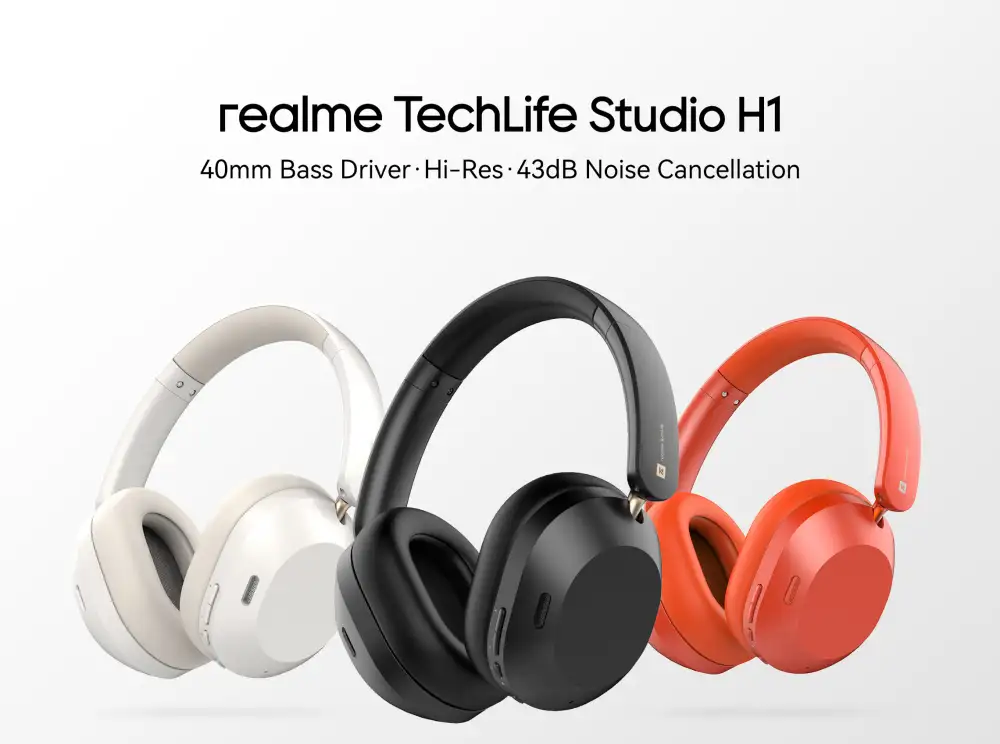 realme TechLife Studio H1 Over Ear Wireless Headphone