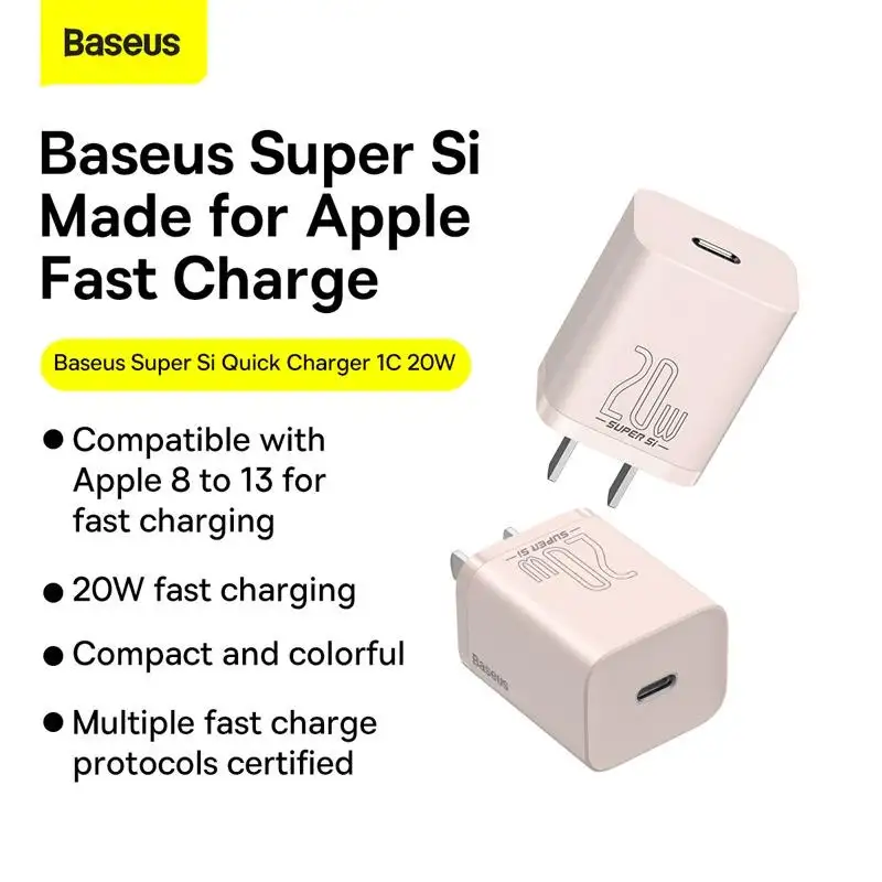 Baseus 20W Super Si Pro Quick Charger 1C With Cable