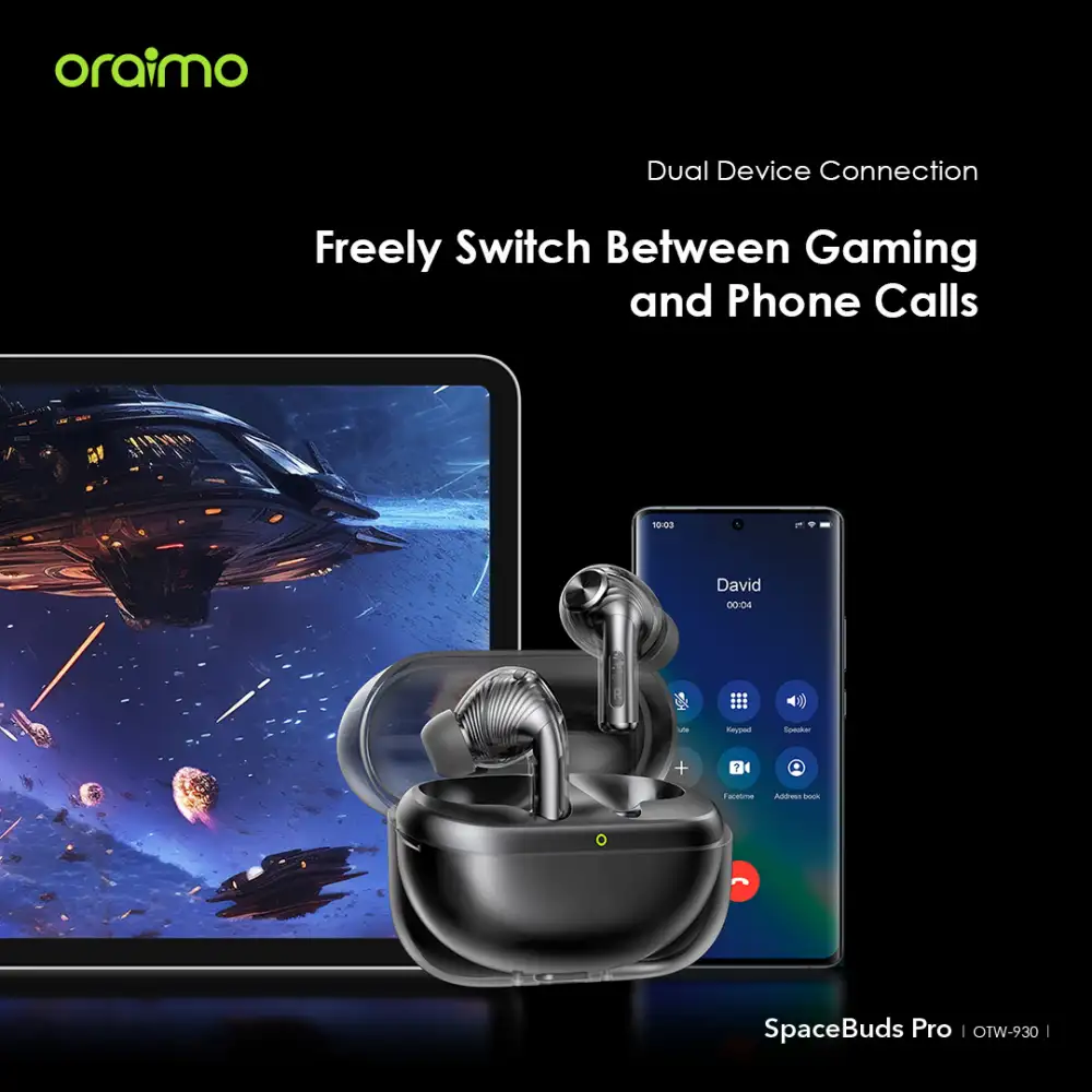 Oraimo OTW-930 SpaceBuds Pro ANC TWS Earbuds