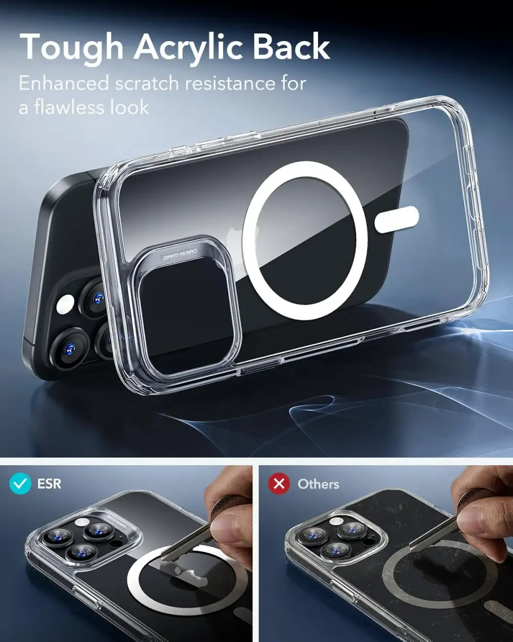 ESR Classic Hybrid Case (HaloLock) for iPhone 16 Pro Max